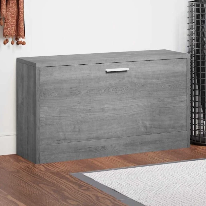 vidaXL skobænk 80x24x45 cm - grå Sonoma-eg