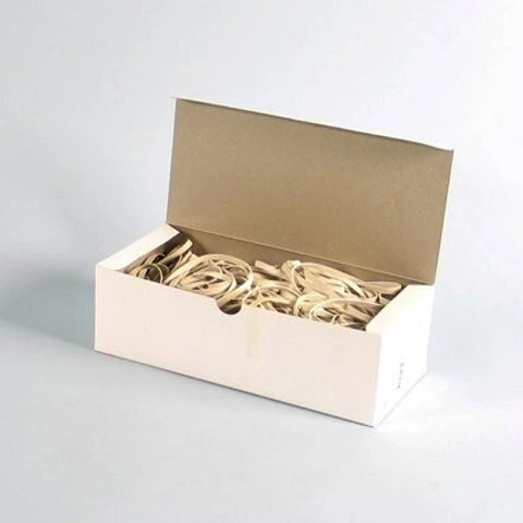 Universal Gummibånd 10 x 140 mm hvid – 500 g