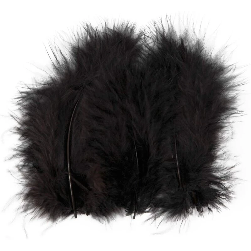 Kalkundun 5-12 cm, sort - 15 stk