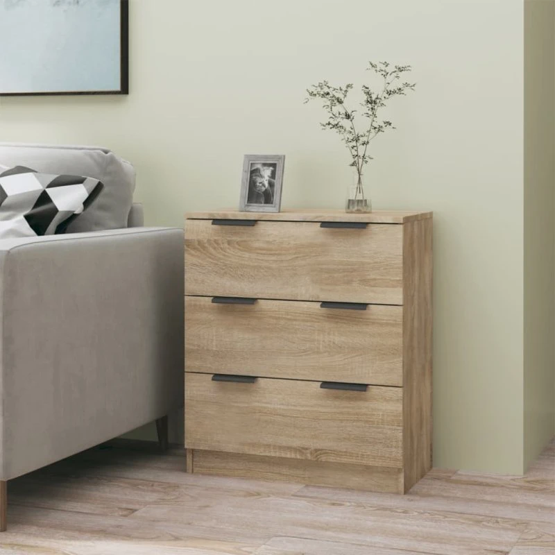 vidaXL skænk 60x30x70 cm konstrueret træ Sonoma-eg