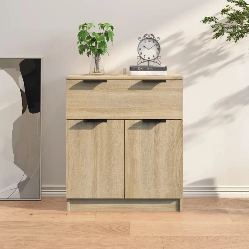 vidaXL skænk 60x30x70 cm konstrueret træ Sonoma-eg
