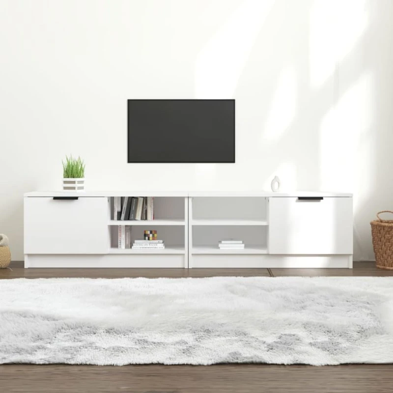 vidaXL TV-borde 2 stk. 80x35x36,5 cm hvid