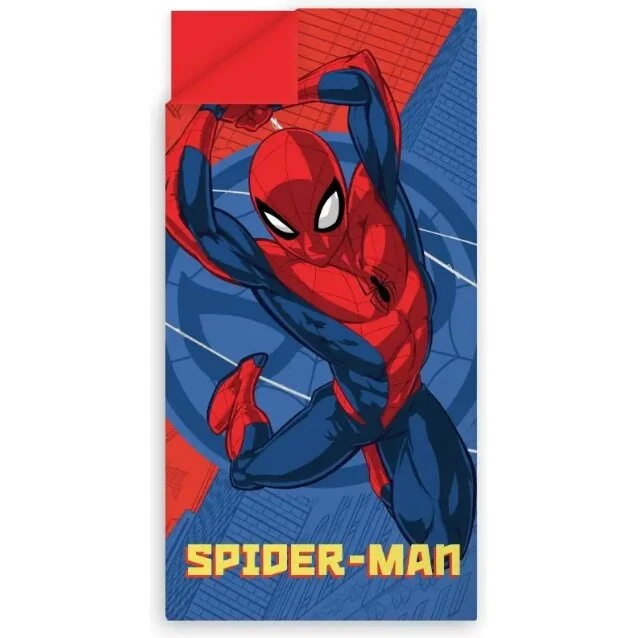 Spiderman Sovepose 70x140 cm - Rød/Blå, vandafvisende