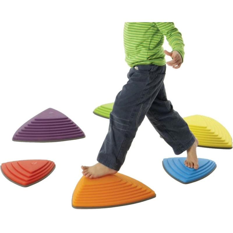 Gonge River Stones - sæt med 6 balancesten (fra 1½ år)