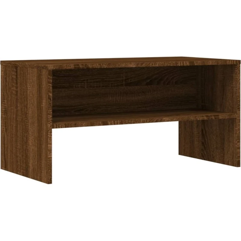 vidaXL tv-bord 80x40x40 cm i konstrueret træ, egetræsbrun