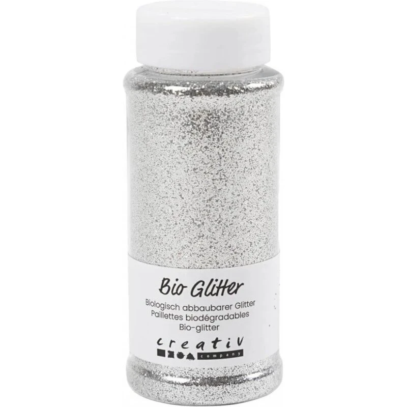 Bio-glimmer 140 ml – Sølv (bionedbrydeligt)