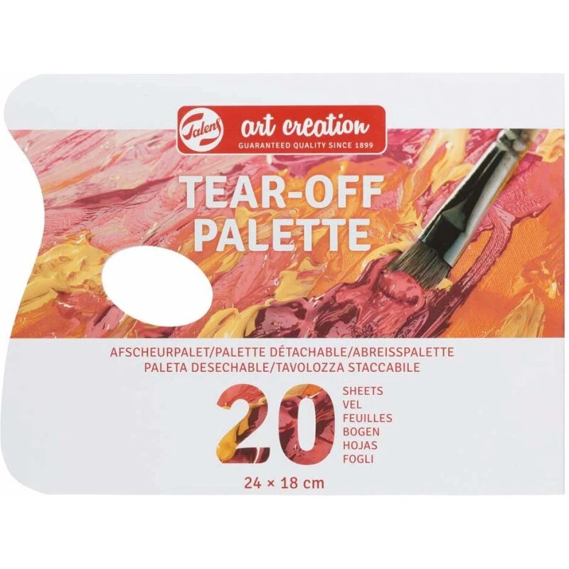Talens Art Creation Tear-Off Palette 180 x 240 mm, 20 ark