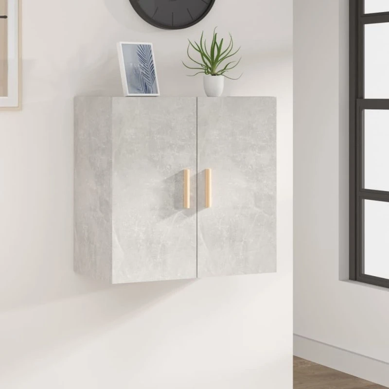 vidaXL vægskab 60x30x60 cm konstrueret træ — betongrå