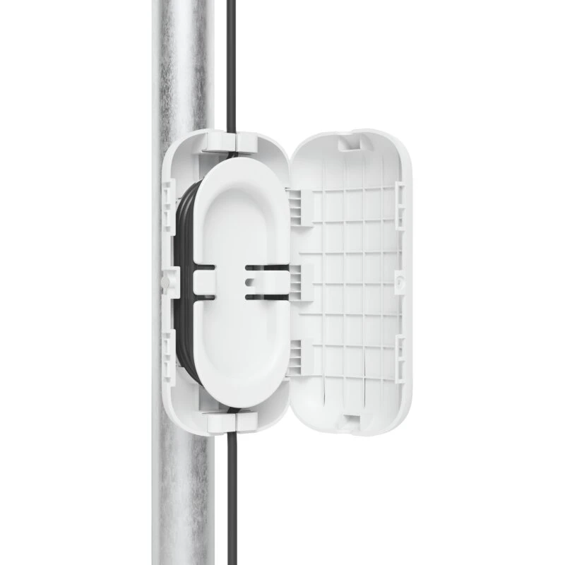 Ubiquiti UACC-Fiber-SR-Kit vejrbestandigt fiberkabelskab, hvid