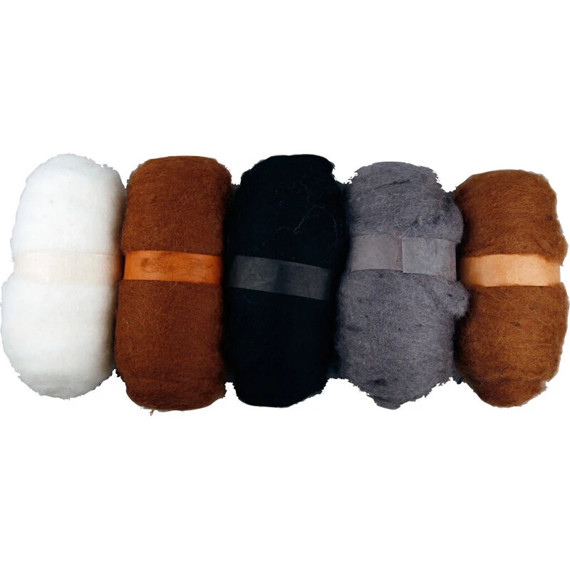 Natur Harmoni uld til nålefiltning 5x100 g