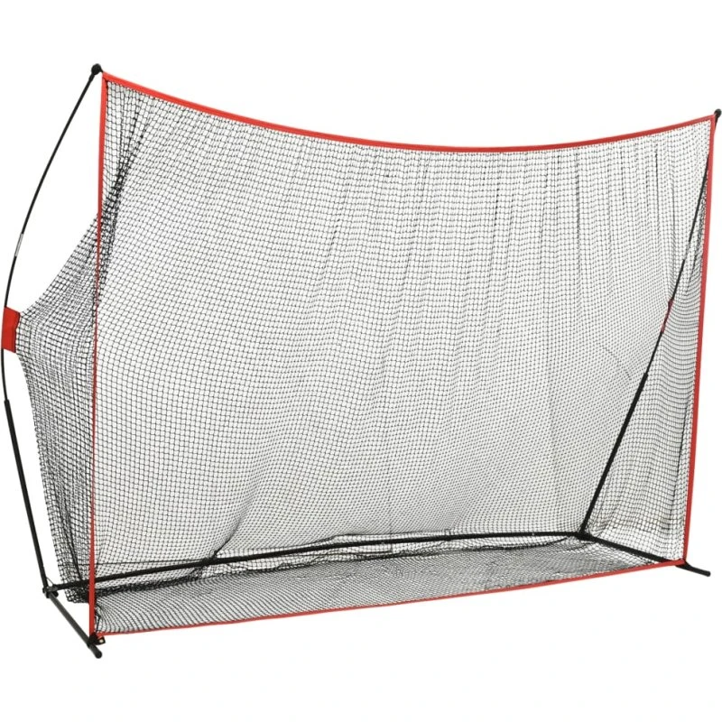 vidaXL træningsnet til golf 356x92,5x215 cm metal