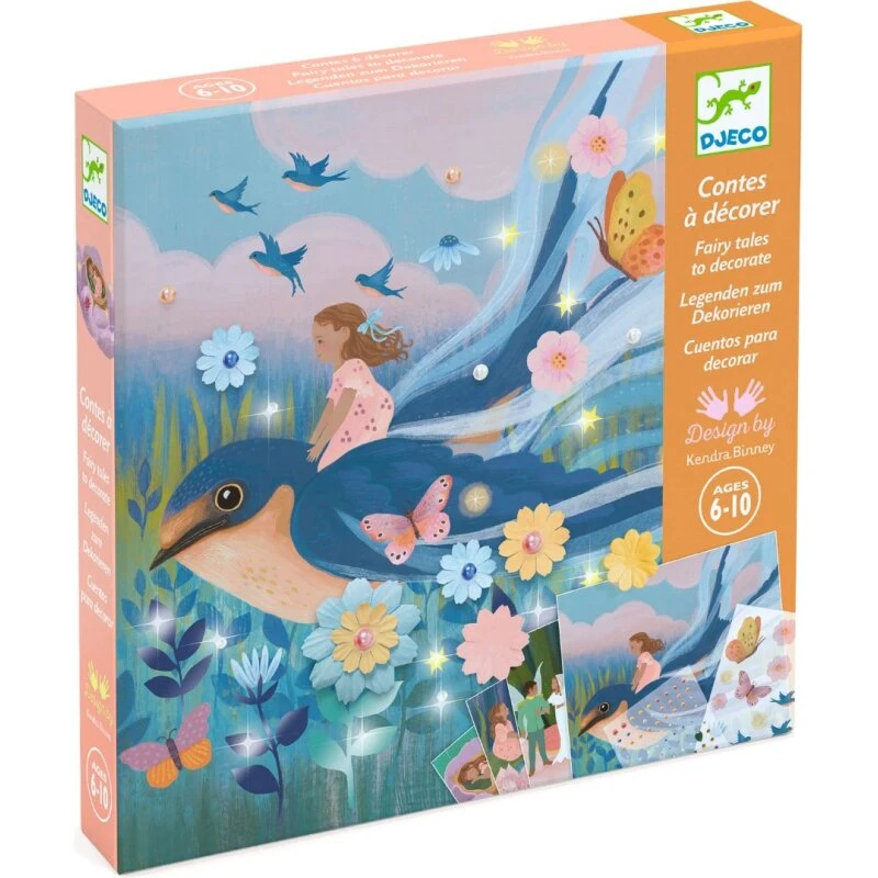 Djeco Kreativ æske - Tommelise (20x20 cm)