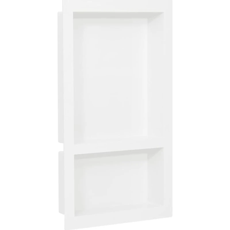 vidaxL bruseniche 2 rum 41x69x9 cm mat hvid