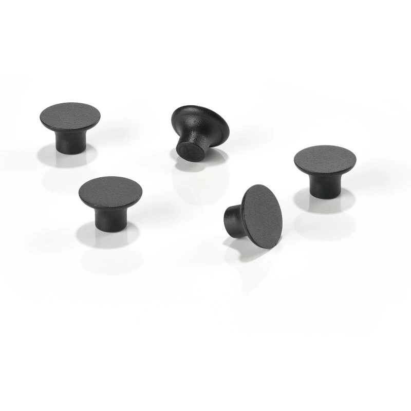 Zone A-Bulletin Board Magneter, 5-pak (aluminium, Ø 2,2 x 1,3 cm)