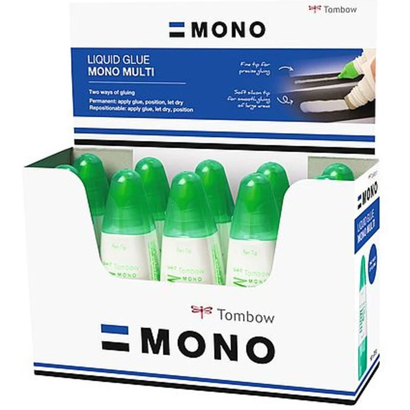 Tombow flydende lim 2-i-1, 10 x 25 ml