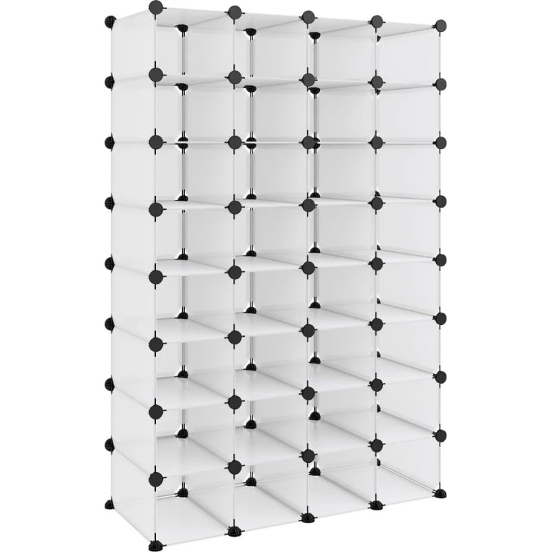 vidaXL skoreol 93x36,5x140 cm transparent PP