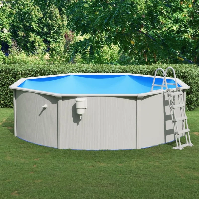 vidaXL swimmingpool 460x120 cm med poolstige