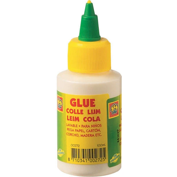 SES Creative Børnelim 100 ml – vaskbar, klar når tør