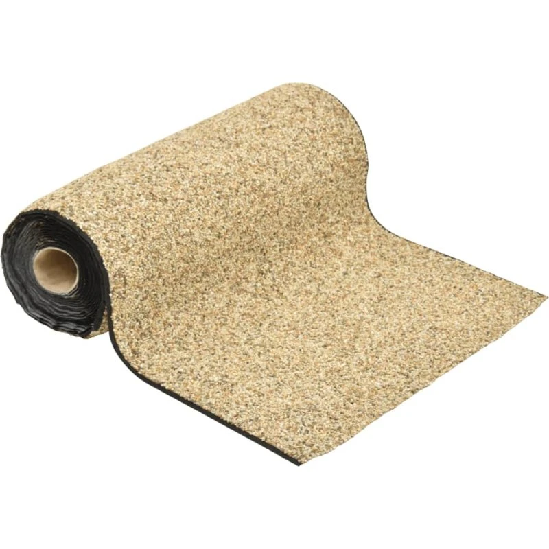 vidaXL stenfolie 500x40 cm naturligt sand (4,5 mm)