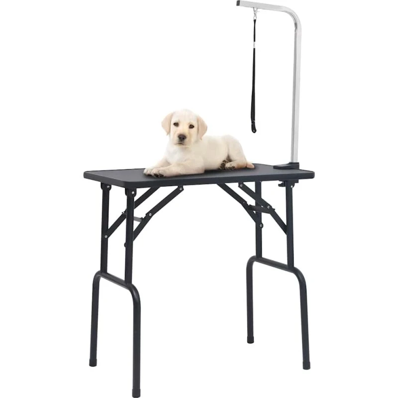 vidaXL justerbart hundeplejebord med 1 løkke