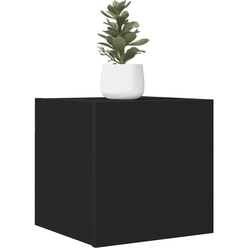 vidaXL væghængte tv-skabe 2 stk. 30,5x30x30 cm sort