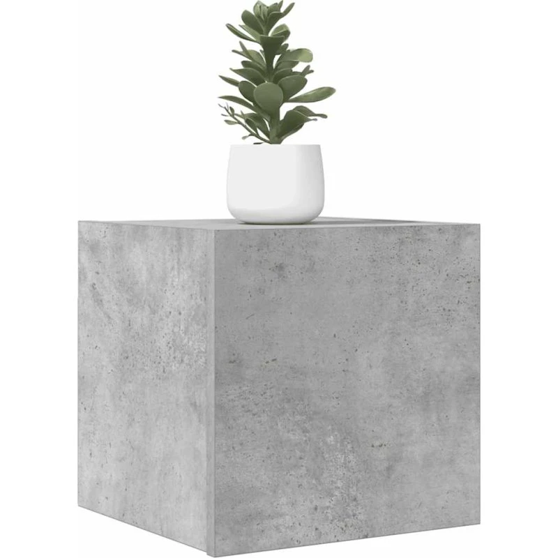 vidaXL væghængte tv-skabe 2 stk. 30,5x30x30 cm betongrå