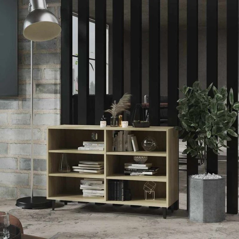 vidaXL skænk 103,5x35x70 cm konstrueret træ Sonoma-eg