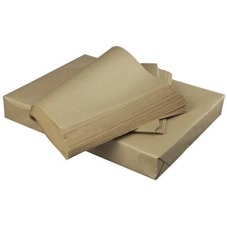 Kraftpapir 40x60 cm 40 g plano - 1000 ark, brun