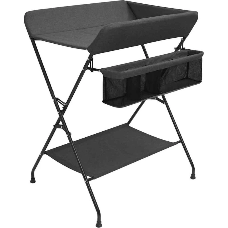 vidaXL puslebord i jern, antracitgrå