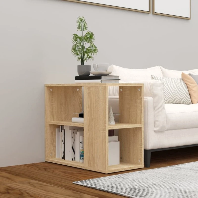 vidaXL sideskab 60x30x50 cm sonoma-eg