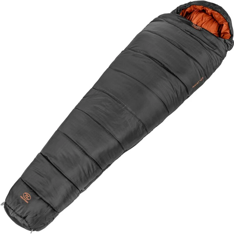 Highlander Rayet 450 mummy-sovepose, mørkegrå