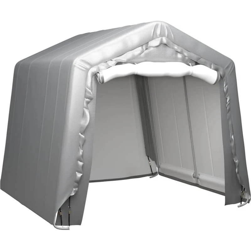 vidaXL opbevaringstelt 240x240 cm stålgrå