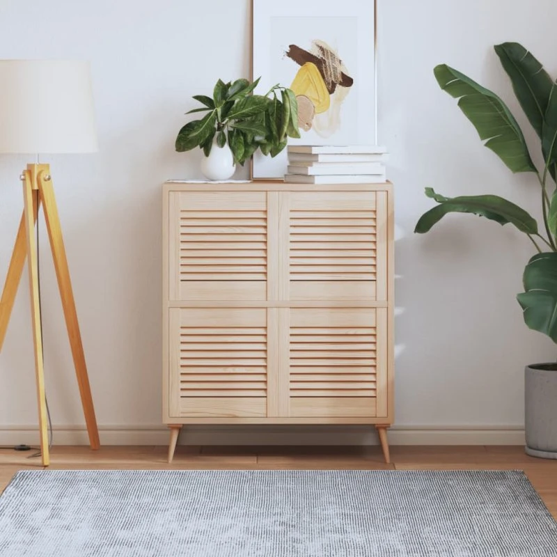 vidaXL skabslåger 4 stk. 39,5×39,4 cm lamel fyrretræ
