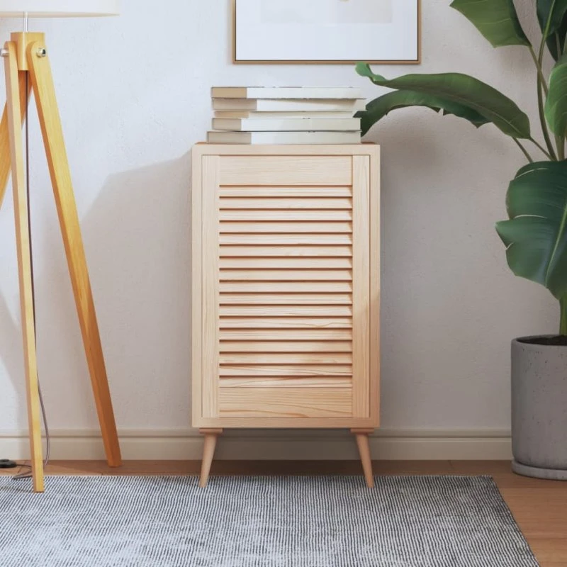 vidaXL skabslåge 61,5x39,4 cm lameldesign i fyrretræ