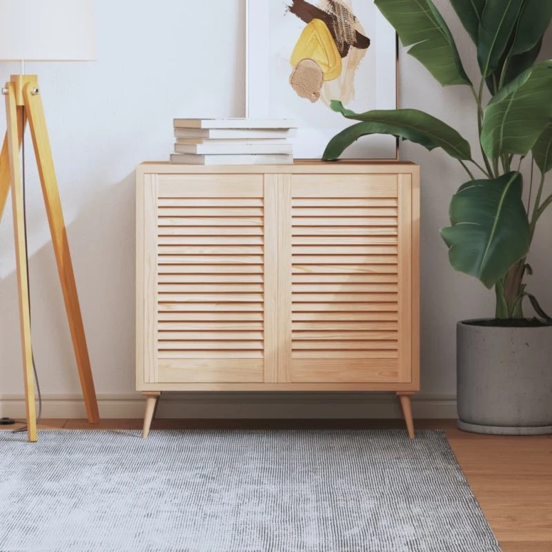 vidaXL skabslåger 2 stk. 61,5×39,4 cm lamel i massivt fyrretræ