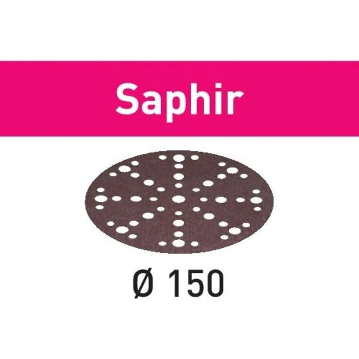 Festool Saphir slibepapir Ø150 mm P80, 25 stk