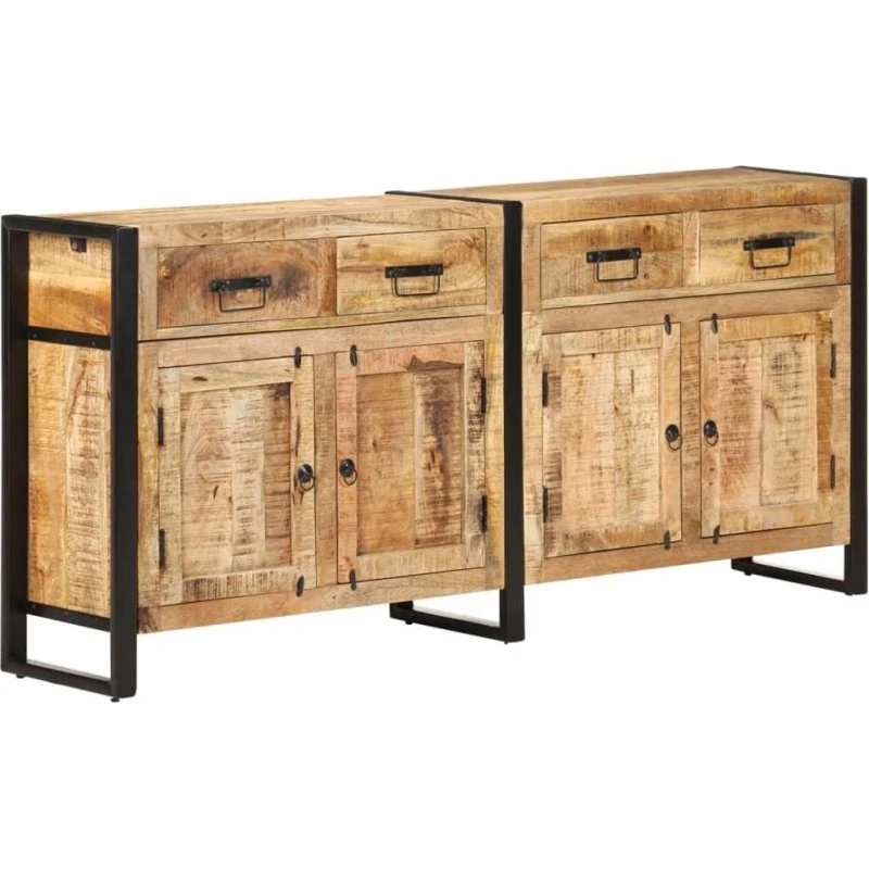 Skænk 172x35x80 cm - massivt mangotræ