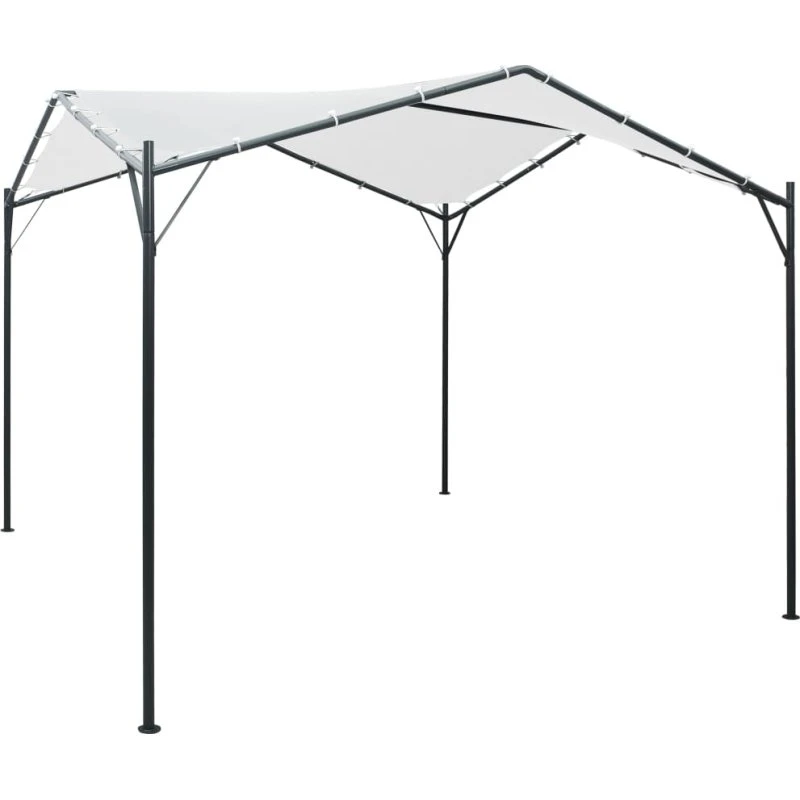 vidaXL havepavillon 3x3x2,6 m 180 g/m² – hvid