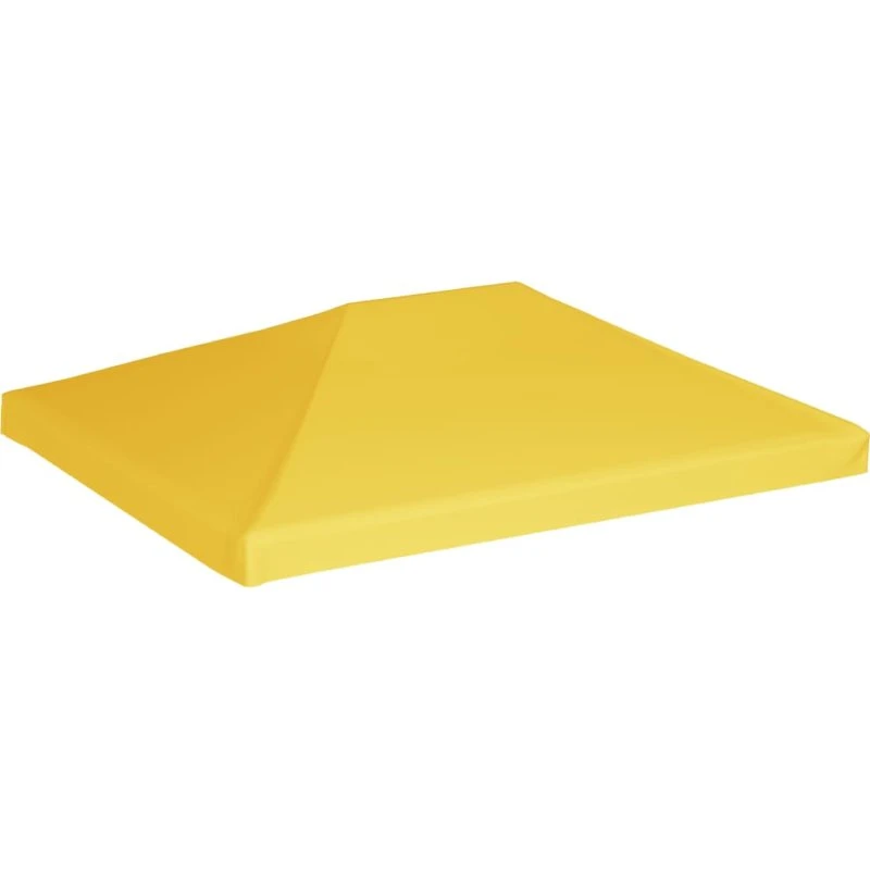 vidaXL pavillontopdække 270 g/m² 4x3 m gul