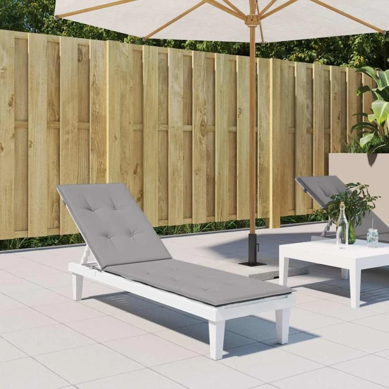 vidaXL hynde til dækstol (75+105)x50x4 cm – grå