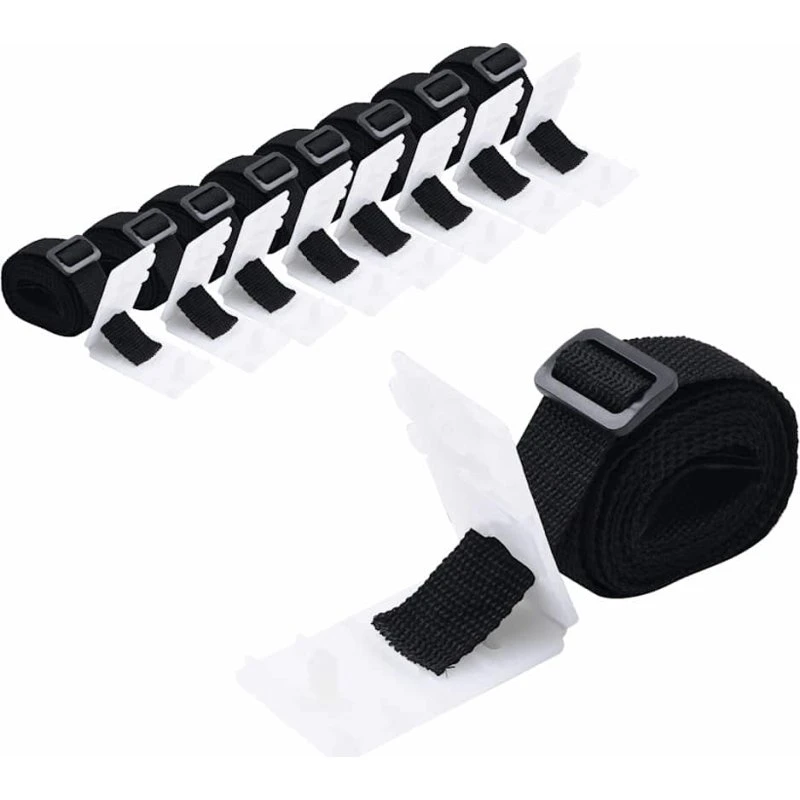 vidaXL universelle oprullerstropper til poolovertræk 8 stk. 1,8 m