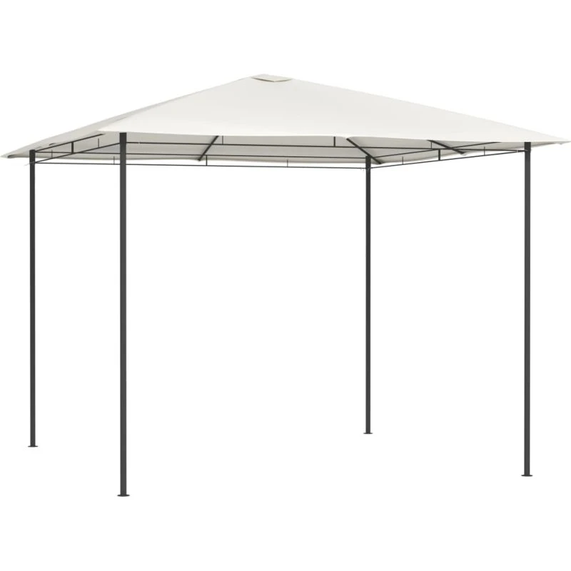 vidaXL pavillon 3x3x2,6 m 160 g/m² creme