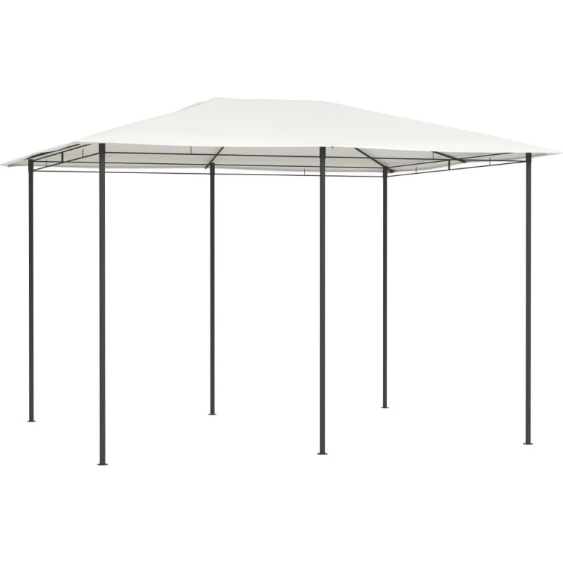 vidaXL havepavillon 3x4x2,6 m 160 g/m² creme