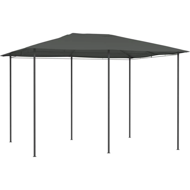 vidaXL pavillon 3x4x2,6 m 160 g/m² antracitgrå