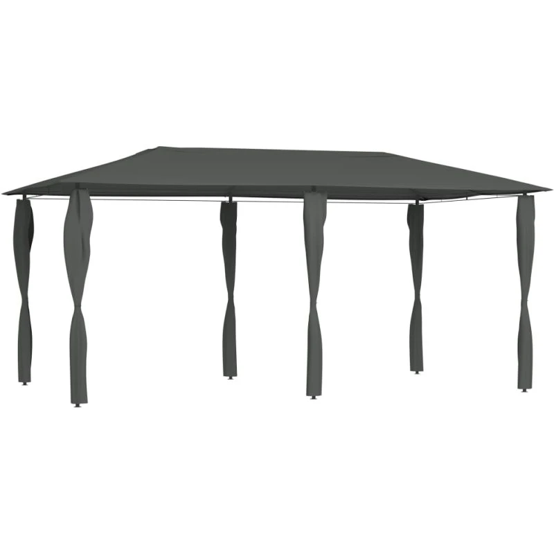 vidaXL Pavillon 2,98×5,3×2,59 m 160 g/m², Antracit