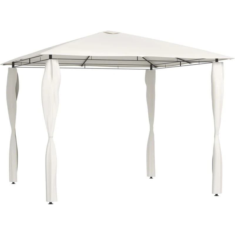 Havepavillon 3x3 m Creme 160 g/m² - uden stolpeovertræk