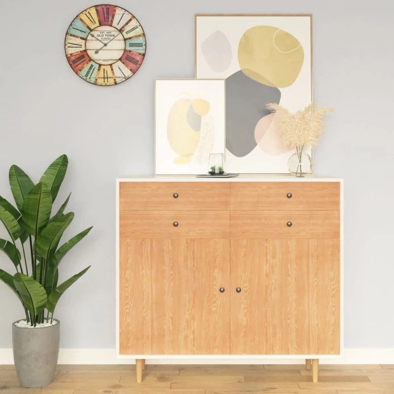 vidaXL selvklæbende møbelfolie 500x90 cm PVC Ahorn