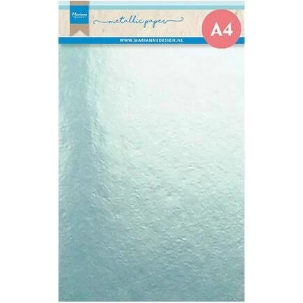 Marianne Design A4 Metallic papir 5 stk – Mint CA3175