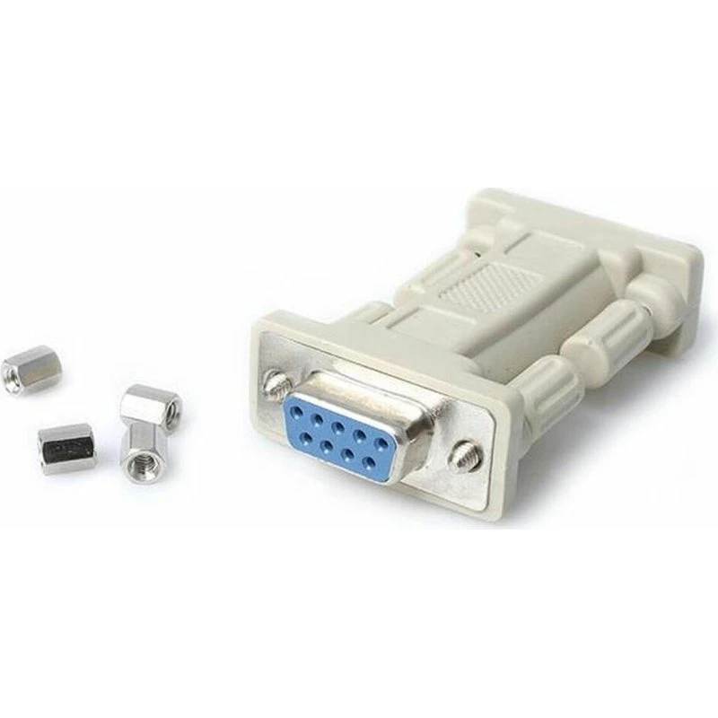 StarTech NM9FF DB9 hun-hun nulmodem adapter – hvid