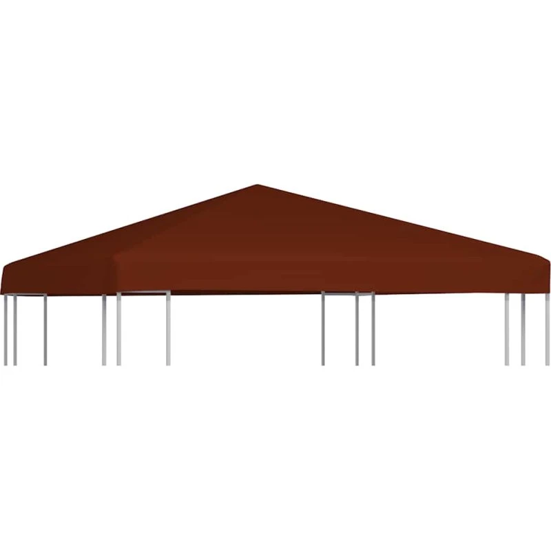 vidaXL Pavillontopdække 3x3 m 310 g/m² – Terracotta